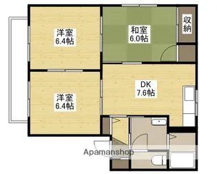 フォーレス東昭和 B棟【2階】の間取り