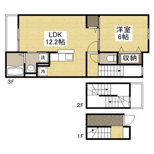 ヴィラ コンフォート【3階】の間取り