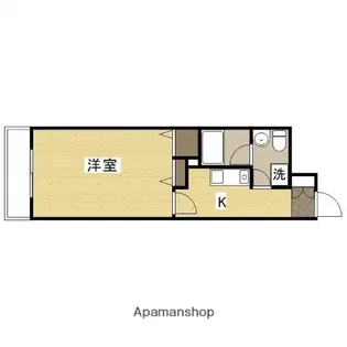 グランドール濱本【5階】の間取り