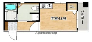 1Rの間取り画像