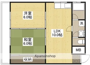 第3若宮ビル【3階】の間取り