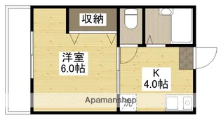 広島県広島市安芸区中野3丁目【アパート】の間取り