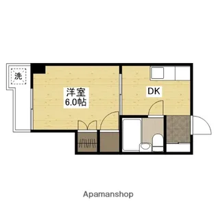 広島県広島市西区三篠町1丁目【マンション】の間取り