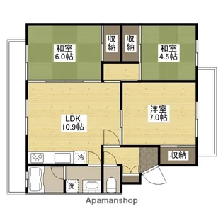 ビラクレスト【1階】の間取り