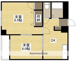 パームコーブ舟入【2階】の間取り