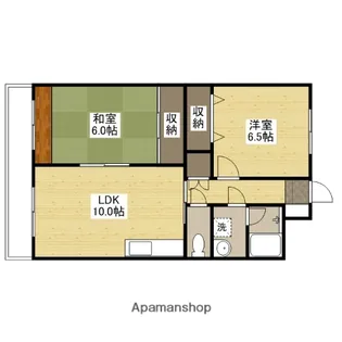 ファミリーコーポ明神【102号室】の間取り