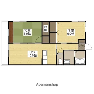 サンシャイン【2階】の間取り