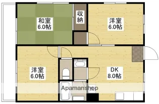 広島県広島市安佐南区八木9丁目【マンション】の間取り