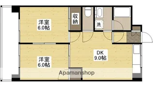 広島県広島市西区南観音7丁目【マンション】の間取り