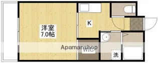 アーデル西蟹屋【6階】の間取り