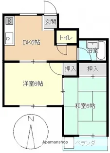 広島県安芸郡府中町大通1丁目【マンション】の間取り