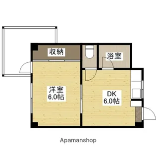 広島県広島市南区出汐1丁目【マンション】の間取り