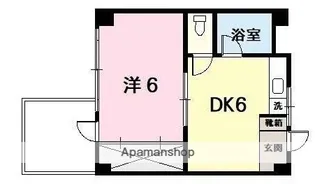 広島県広島市南区出汐1丁目【マンション】の間取り
