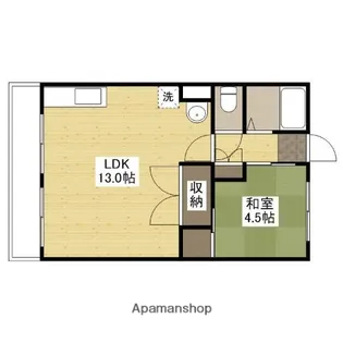 熊本ビル【4階】の間取り