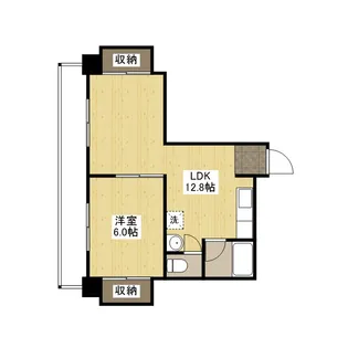 エイトビル6【4階】の間取り