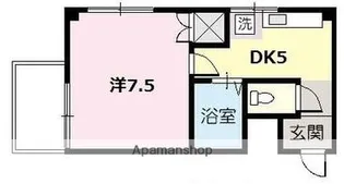 広島県広島市南区出汐1丁目【マンション】の間取り