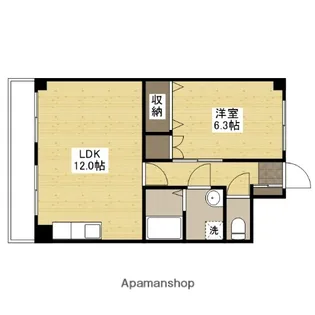 広島県広島市安佐南区大町東3丁目【マンション】の間取り
