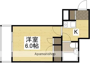 ドーム白島【5階】の間取り