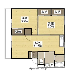 田中第一ビル【3階】の間取り