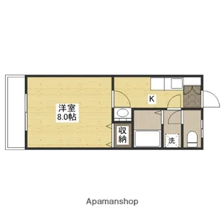 広島県広島市安佐北区可部5丁目【マンション】の間取り