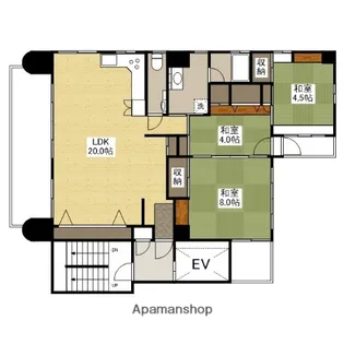 藤グリーンマンション【6階】の間取り