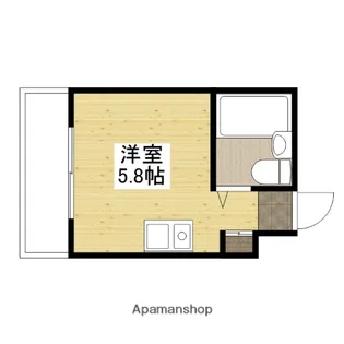 CALM西原【6階】の間取り