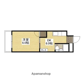 広島県広島市西区横川町3丁目【マンション】の間取り