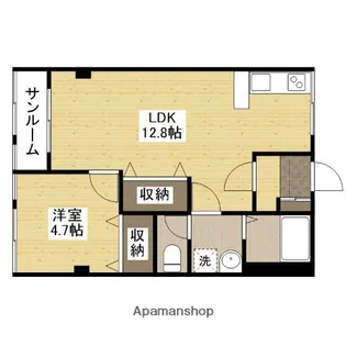 第二松田ビル【4階】の間取り