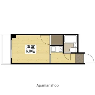 コーポトガワ【3階】の間取り