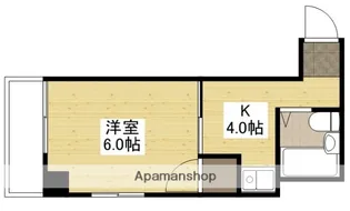 Sビル本川【4階】の間取り