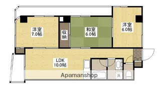 広島県広島市佐伯区旭園【マンション】の間取り