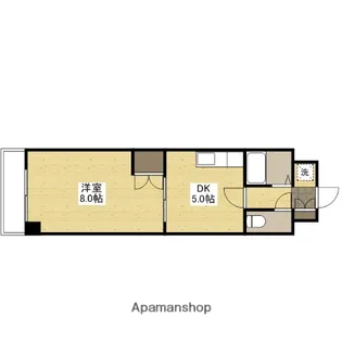 アルモシティーハイツ【2階】の間取り