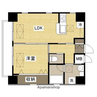 アクアコート横川【2階】の間取り
