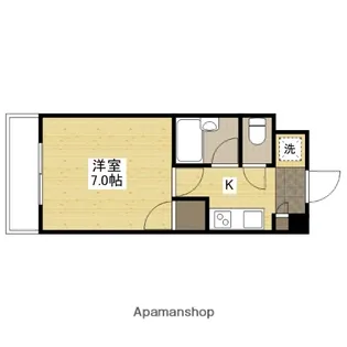 広島県広島市安佐南区東原3丁目【マンション】の間取り
