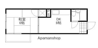 コーポ安留【2階】の間取り