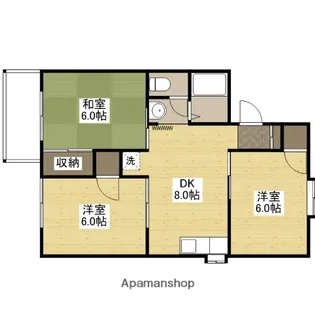 広島県広島市安佐南区西原4丁目【マンション】の間取り