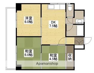 第2西村ビル【5階】の間取り