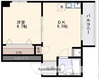 住本ビル【5階】の間取り