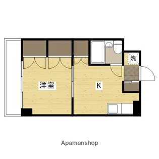 広島県広島市西区天満町【マンション】の間取り