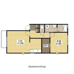 ハイライフ翠町【2階】の間取り