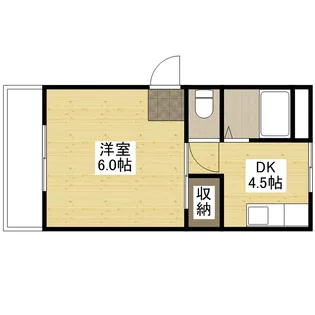 広島県広島市西区大芝2丁目【マンション】の間取り