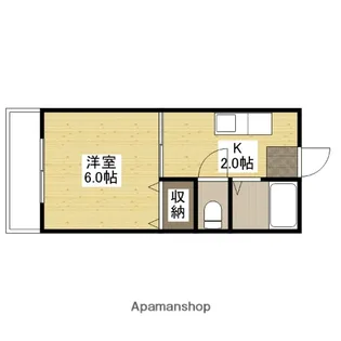 キャッスル21【2階】の間取り