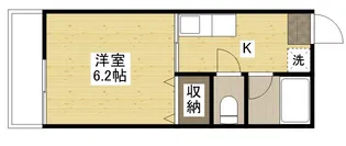 シティハイム吉見園【2階】の間取り