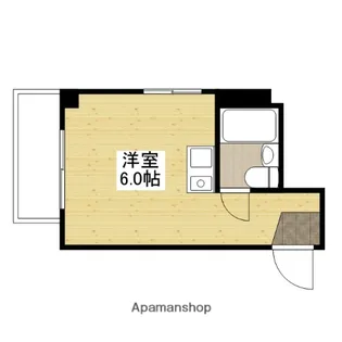 広島県広島市中区東白島町【マンション】の間取り