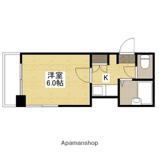 広島県広島市西区楠木町1丁目【マンション】の間取り