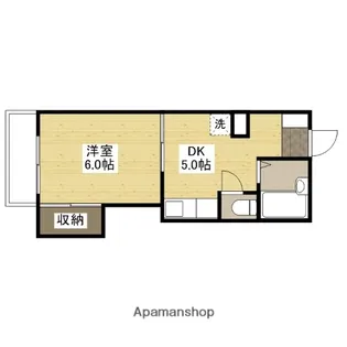 岩崎ビル【4階】の間取り