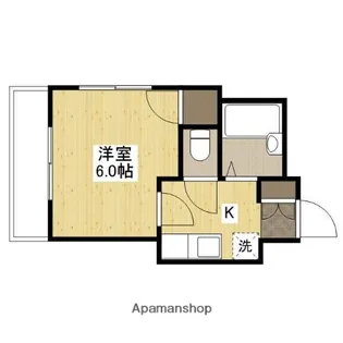 広島県広島市中区住吉町【マンション】の間取り