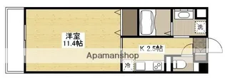 広島県広島市東区光が丘【マンション】の間取り