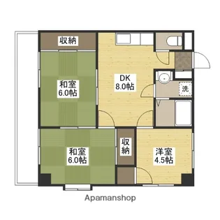 岡田ビル【3階】の間取り
