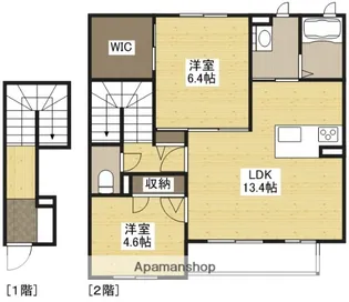 DOLCE(ドルチェ)【2階】の間取り